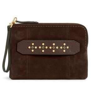 VB Mallory Wristlet-Bittersweet Chocolate, NWT